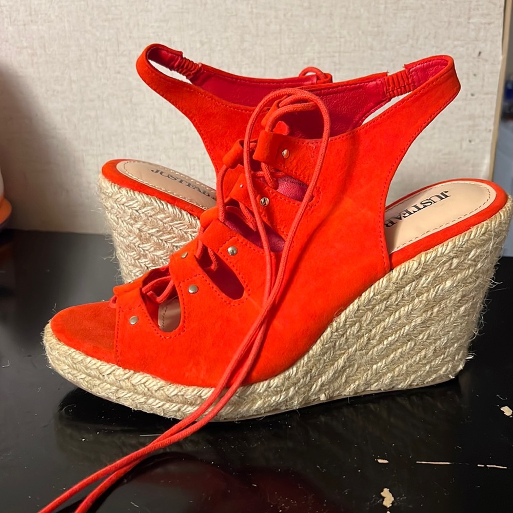 Red cute heels
